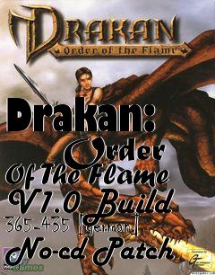 Box art for Drakan:
      Order Of The Flame V1.0 Build 365-435 [german] No-cd Patch