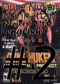 Box art for Duke
Nukem: Manhattan Project V1.0 [english] No-cd Patch #2