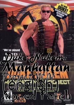 Box art for Duke
Nukem: Manhattan Project V1.01 [english] No-cd Patch