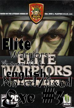 Box art for Elite
      Warriors: Vietnam V1.0 [english] No-cd/fixed Exe #3