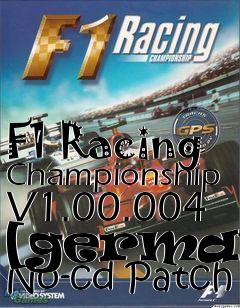 Box art for F1
Racing Championship V1.00.004 [german] No-cd Patch
