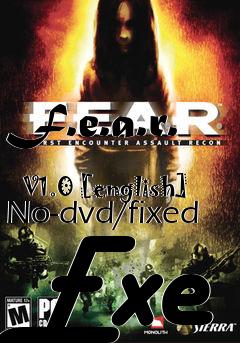 Box art for F.e.a.r.
            V1.0 [english] No-dvd/fixed Exe