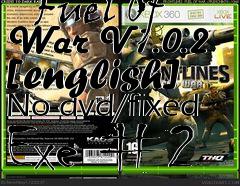 Box art for Frontlines:
            Fuel Of War V1.0.2 [english] No-dvd/fixed Exe #2