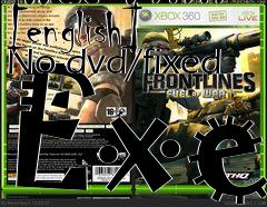 Box art for Frontlines:
            Fuel Of War V1.1.1 [english] No-dvd/fixed Exe