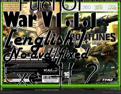 Box art for Frontlines:
            Fuel Of War V1.1.1 [english] No-dvd/fixed Exe #2