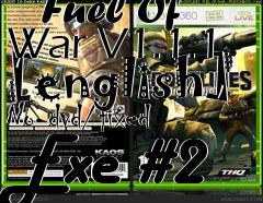 Box art for Frontlines:
            Fuel Of War V1.1.1 [english] No-dvd/fixed Exe #2