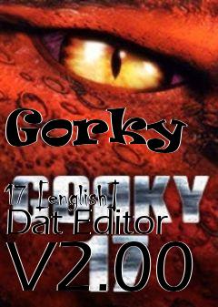 Box art for Gorky
            17 [english] Dat Editor V2.00