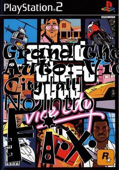 Box art for Grand
Theft Auto: Vice City [all] No Intro Fix