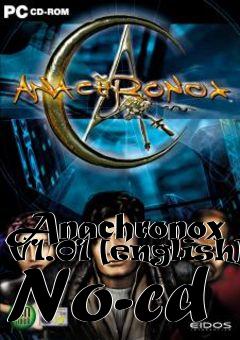 Box art for Anachronox V1.01 [english] No-cd