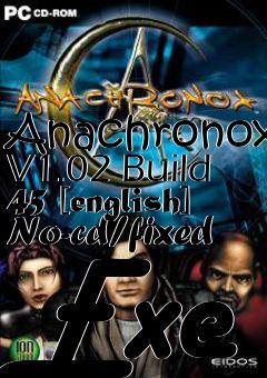 Box art for Anachronox V1.02 Build 45
[english] No-cd/fixed Exe