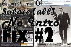 Box art for James
            Bond 007: Quantum Of Solace [all] No Intro Fix #2