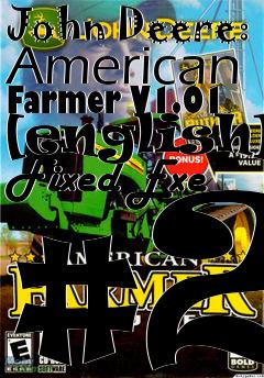 Box art for John Deere:
American Farmer V1.01 [english] Fixed Exe #2