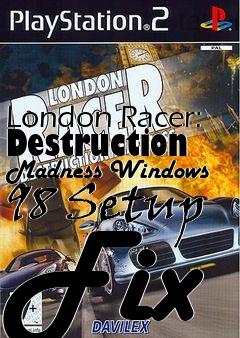 Box art for London
Racer: Destruction Madness Windows 98 Setup Fix