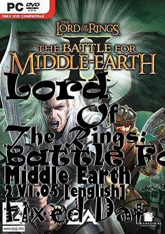 Box art for Lord
            Of The Rings: Battle For Middle Earth 2 V1.05 [english] Fixed Dat