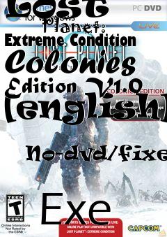 Box art for Lost
            Planet: Extreme Condition Colonies Edition V1.0 [english]
            No-dvd/fixed
            Exe