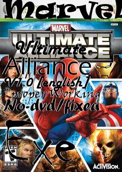 Box art for Marvel:
            Ultimate Alliance V1.0 [english] *proper Working* No-dvd/fixed Exe