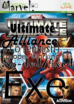 Box art for Marvel:
            Ultimate Alliance V1.0 [english] *proper Working* No-dvd/fixed Exe