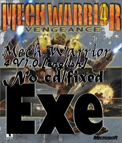 Box art for Mech Warrior 4 V1.0 [english]
No-cd/fixed Exe