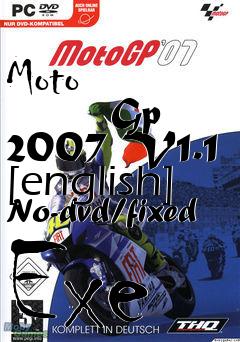 Box art for Moto
            Gp 2007 V1.1 [english] No-dvd/fixed Exe