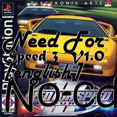 Box art for Need
For Speed 3 V1.0 [english] No-cd