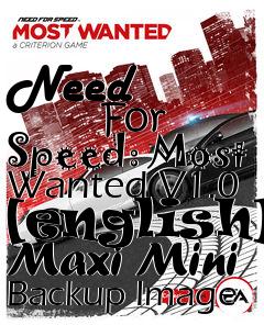 Box art for Need
            For Speed: Most Wanted V1.0 [english] Maxi Mini Backup Image