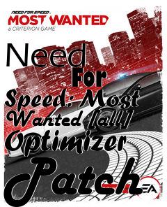 Box art for Need
            For Speed: Most Wanted [all] Optimizer Patch