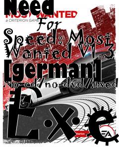 Box art for Need
            For Speed: Most Wanted V1.3 [german] No-cd/no-dvd/fixed Exe