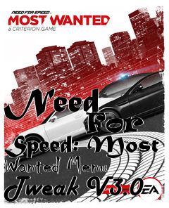 Box art for Need
            For Speed: Most Wanted Menu Tweak V3.0