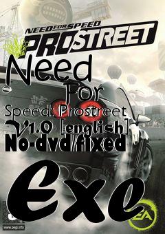 Box art for Need
            For Speed: Prostreet V1.0 [english] No-dvd/fixed Exe