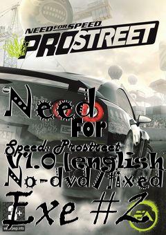 Box art for Need
            For Speed: Prostreet V1.0 [english] No-dvd/fixed Exe #2