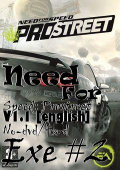 Box art for Need
            For Speed: Prostreet V1.1 [english] No-dvd/fixed Exe #2