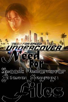 Box art for Need
            For Speed: Undercover German Language Files