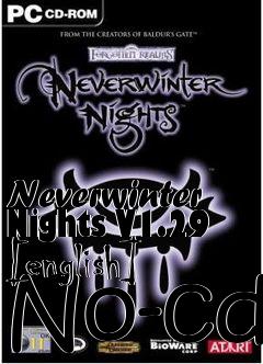 Box art for Neverwinter
Nights V1.29 [english] No-cd