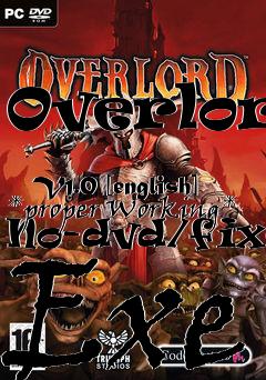 Box art for Overlord
            V1.0 [english] *proper Working* No-dvd/fixed Exe