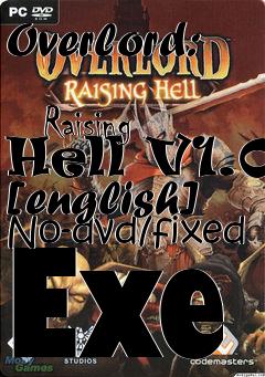 Box art for Overlord:
            Raising Hell V1.0 [english] No-dvd/fixed Exe