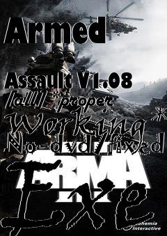 Box art for Armed
            Assault V1.08 [all] *proper Working* No-dvd/fixed Exe