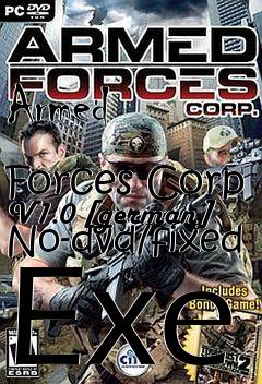 Box art for Armed
            Forces Corp V1.0 [german] No-dvd/fixed Exe