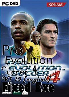 Box art for Pro
      Evolution Soccer 4 V1.10 [english] Fixed Exe