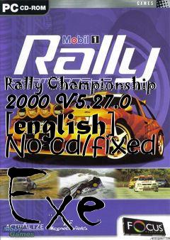 Box art for Rally Championship 2000
V5.27.0 [english] No-cd/fixed Exe