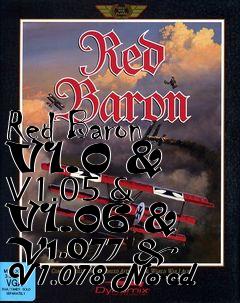 Box art for Red
Baron V1.0 & V1.05 & V1.06 & V1.077 & V1.078 No-cd