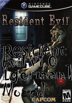 Box art for Resident
Evil V1.0 [german] No-cd
