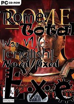 Box art for Rome:
      Total War V1.0 [english] No-cd/fixed Exe