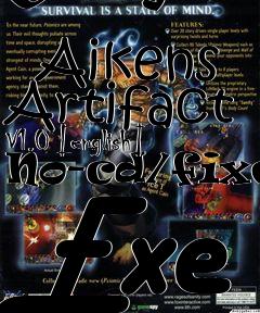 Box art for Sanity:
            Aikens Artifact V1.0 [english] No-cd/fixed Exe