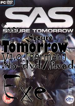 Box art for Sas:
            Secure Tomorrow V1.0 [german] No-dvd/fixed Exe