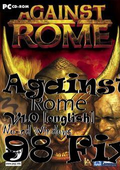 Box art for Against
      Rome V1.0 [english] No-cd Windows 98 Fix