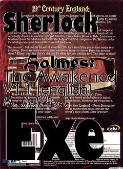 Box art for Sherlock
            Holmes: The Awakened V1.1 [english] No-dvd/fixed Exe
