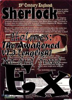 Box art for Sherlock
            Holmes: The Awakened V1.3 [english] No-dvd/fixed Exe