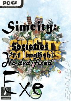 Box art for Simcity:
            Societies V1.1 [english] No-dvd/fixed Exe