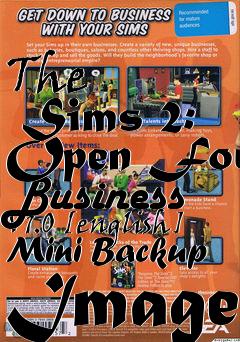 Box art for The
      Sims 2: Open For Business V1.0 [english] Mini Backup Image