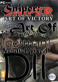 Box art for Sniper:
            Art Of Victory V1.0 [german] No-dvd/fixed Dll